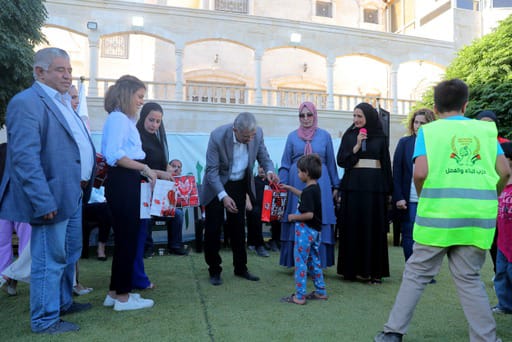 حزب البناء والعمل يكرم ايتام جمعية نبض القلب الخيرية