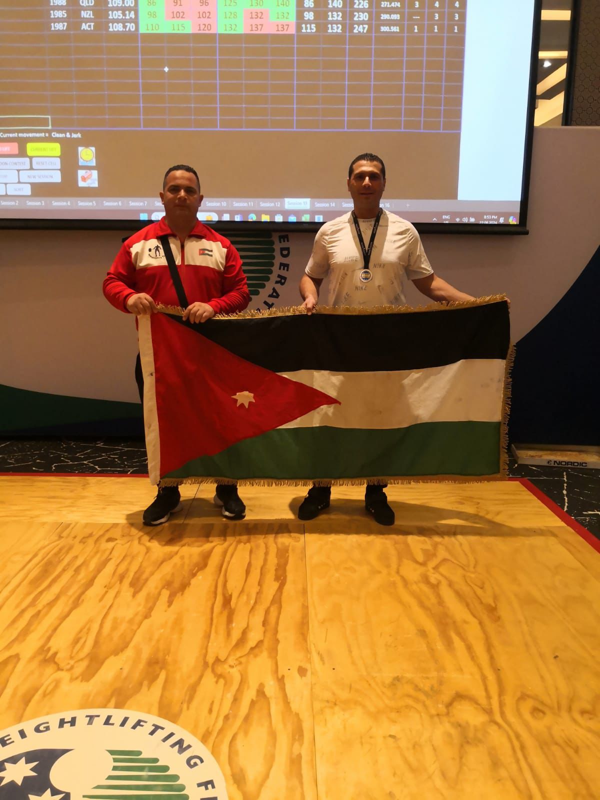 لاعب الامن العام لرفع الاثقال "الفرارجة" يتوج بفضية كأس العالم للماسترز .