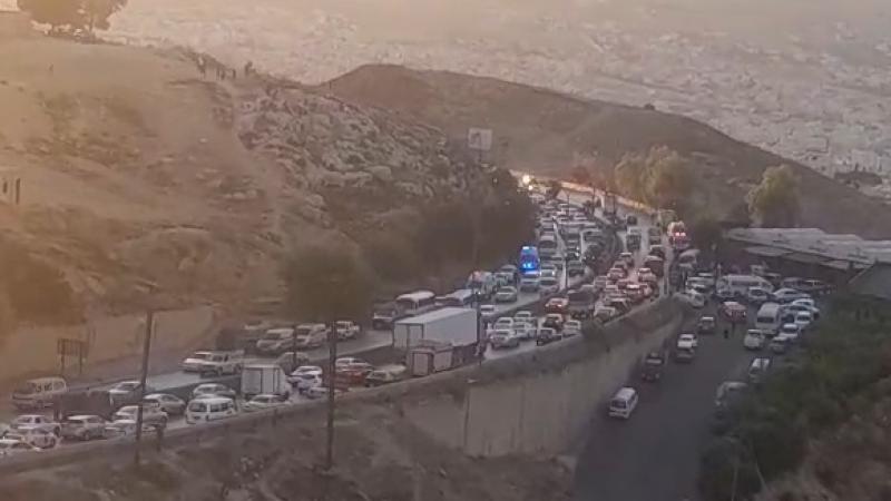 صافوط: ١٥ إصابة بتدهور حافلة ركاب