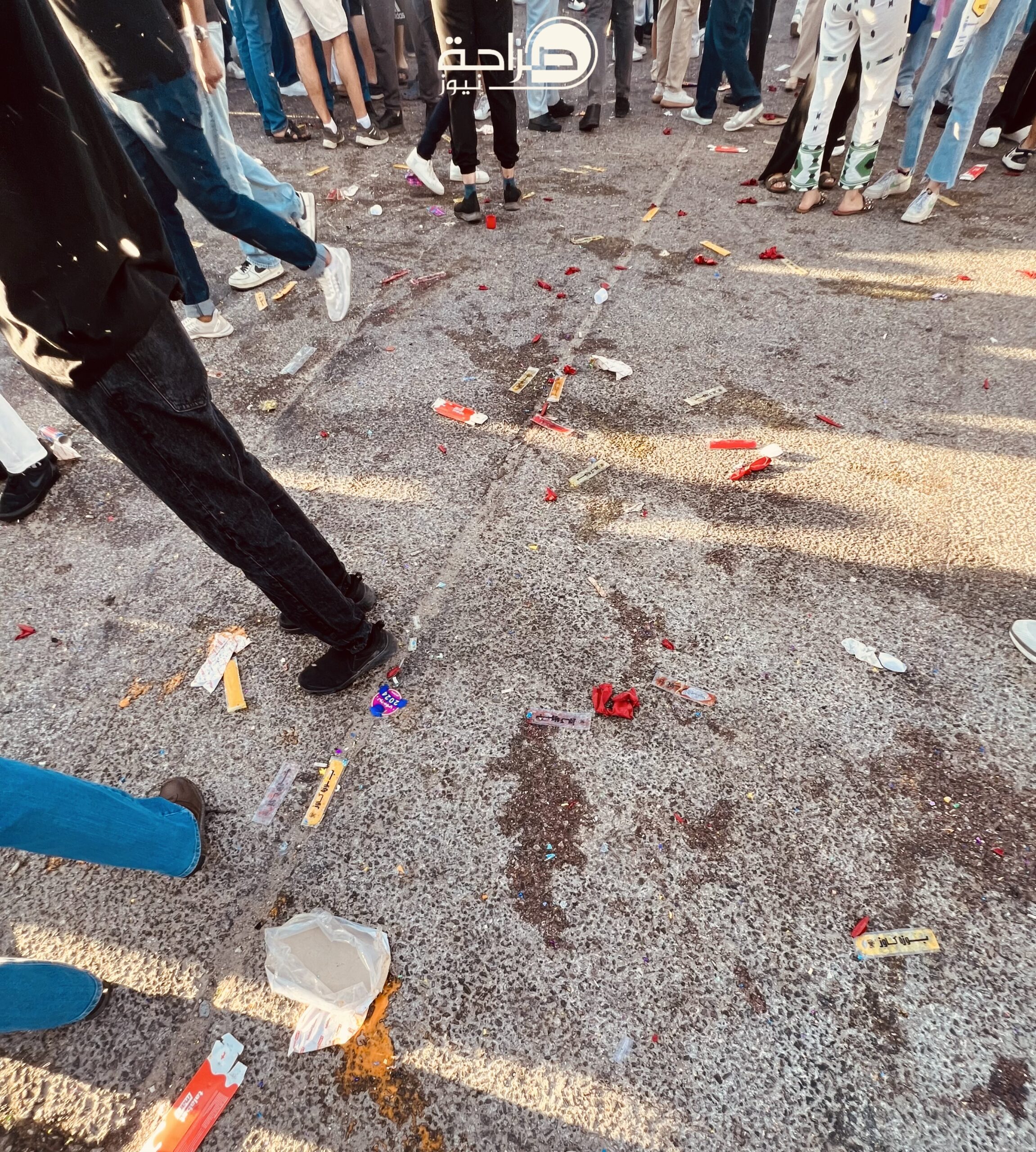 عاجل … فرحة النجاح أم فوضى القمامة؟