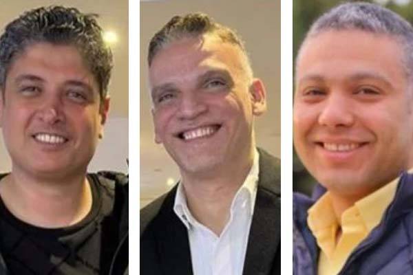 عاجل .. وفاة ثلاثة منتجين مصريين في حادث سير مروع على طريق الضبعة