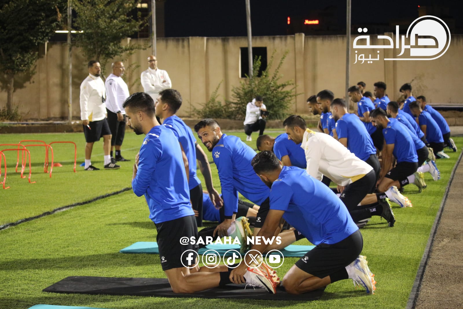 النشامى يجري مرانه الأخير قبل موقعة الكويت (صور)