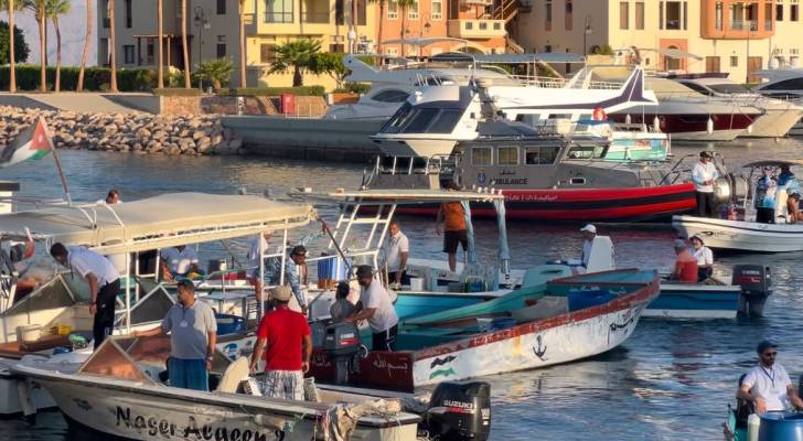 انطلاق البطولة العربية الثانية لصيد الأسماك في خليج العقبة