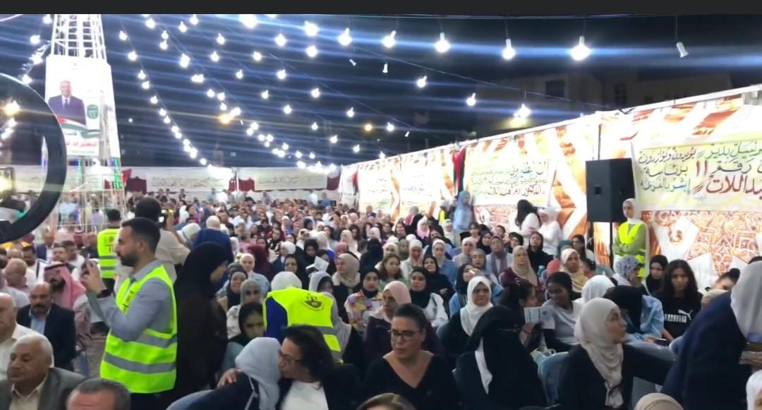 نجاح باهر لمهرجان قائمة النهوض "رقم 11" الدكتور ادم العبداللات