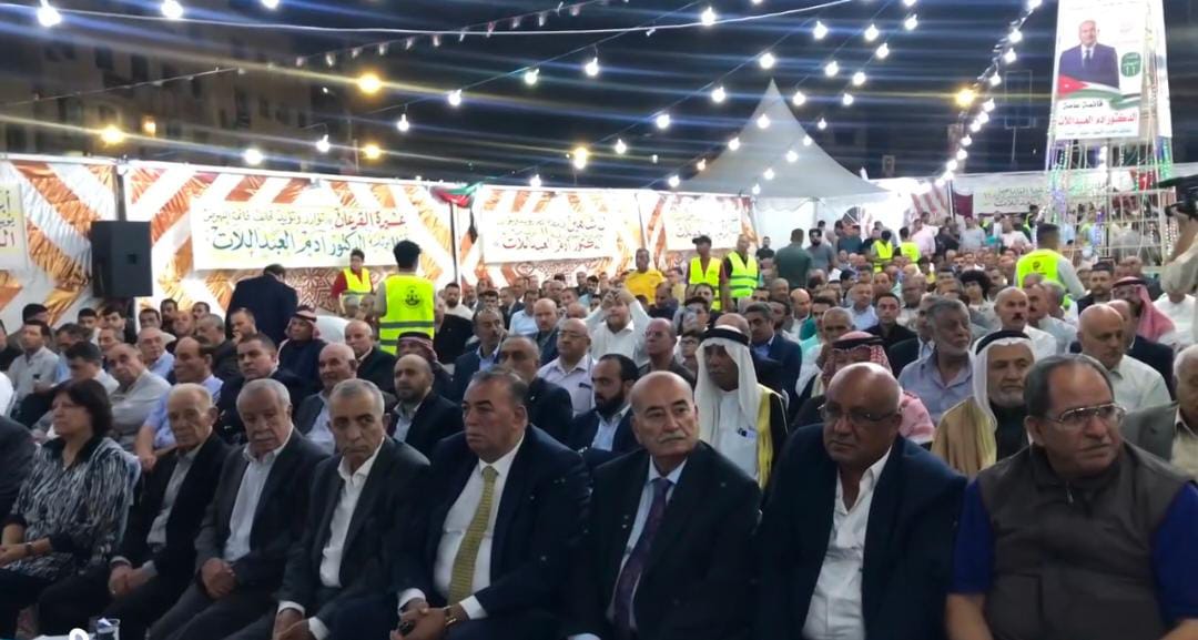 نجاح باهر لمهرجان قائمة النهوض "رقم 11" الدكتور ادم العبداللات