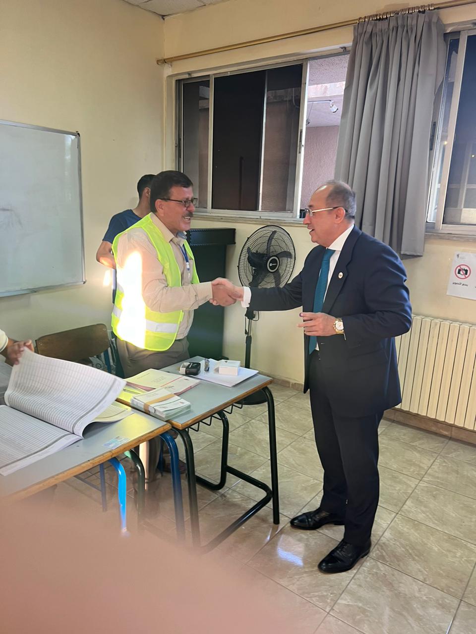 بالفيديو ..نفاع اول الامناء العامين الذين ادلوا بصوتهم