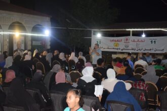 قائمة النهوض تلتقي جمعاً نسائياً في منطقة "الحنو"