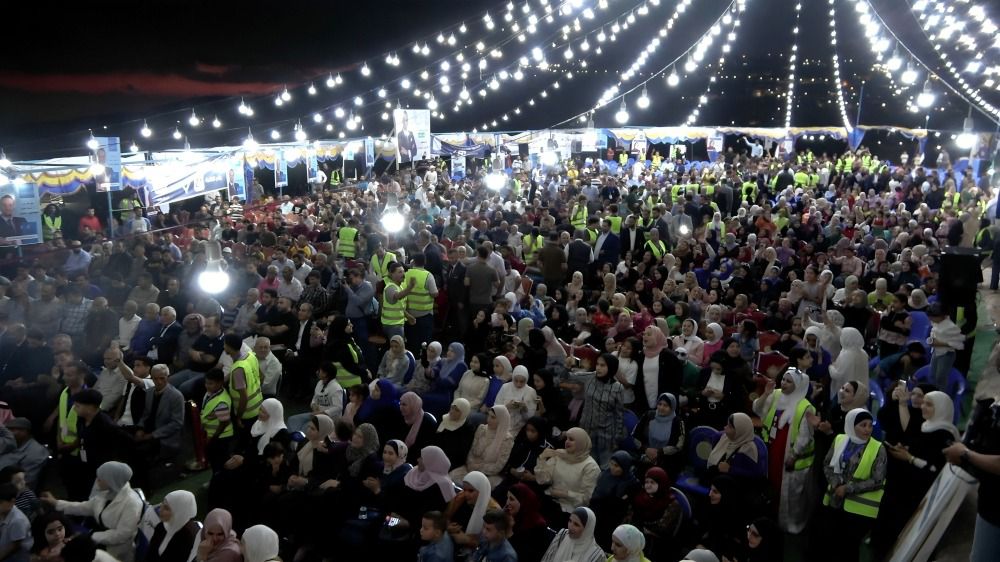 بالصور... عجلون تستقبل حزب إرادة بحشد جماهيري تجاوز الستة آلاف