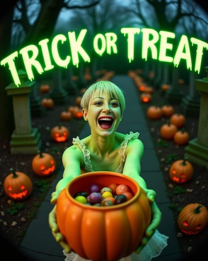 منة شلبي تحتفل بالهالويين بطريقة غريبة