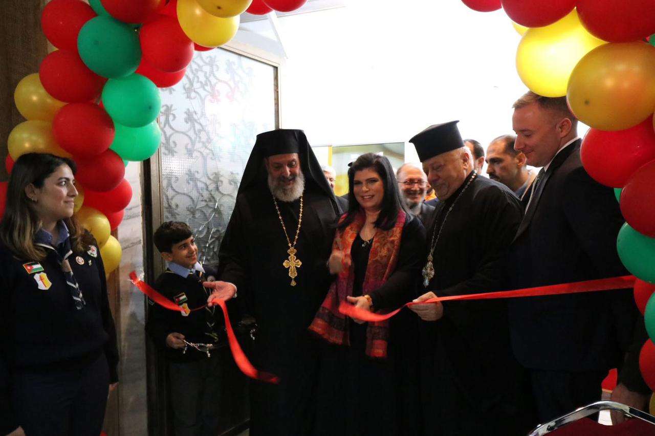 الأميرة سمية بنت الحسن تفتتح البازار الميلادي الرابع عشر لمطرانية الروم الكاثوليك في أم السماق بحضور النائب جهاد العبوي