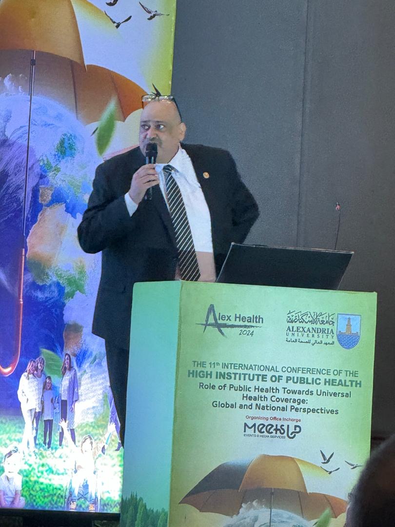 مهند النسور يعرض نموذج فرق الصحة الأسرية في المؤتمر الدولي