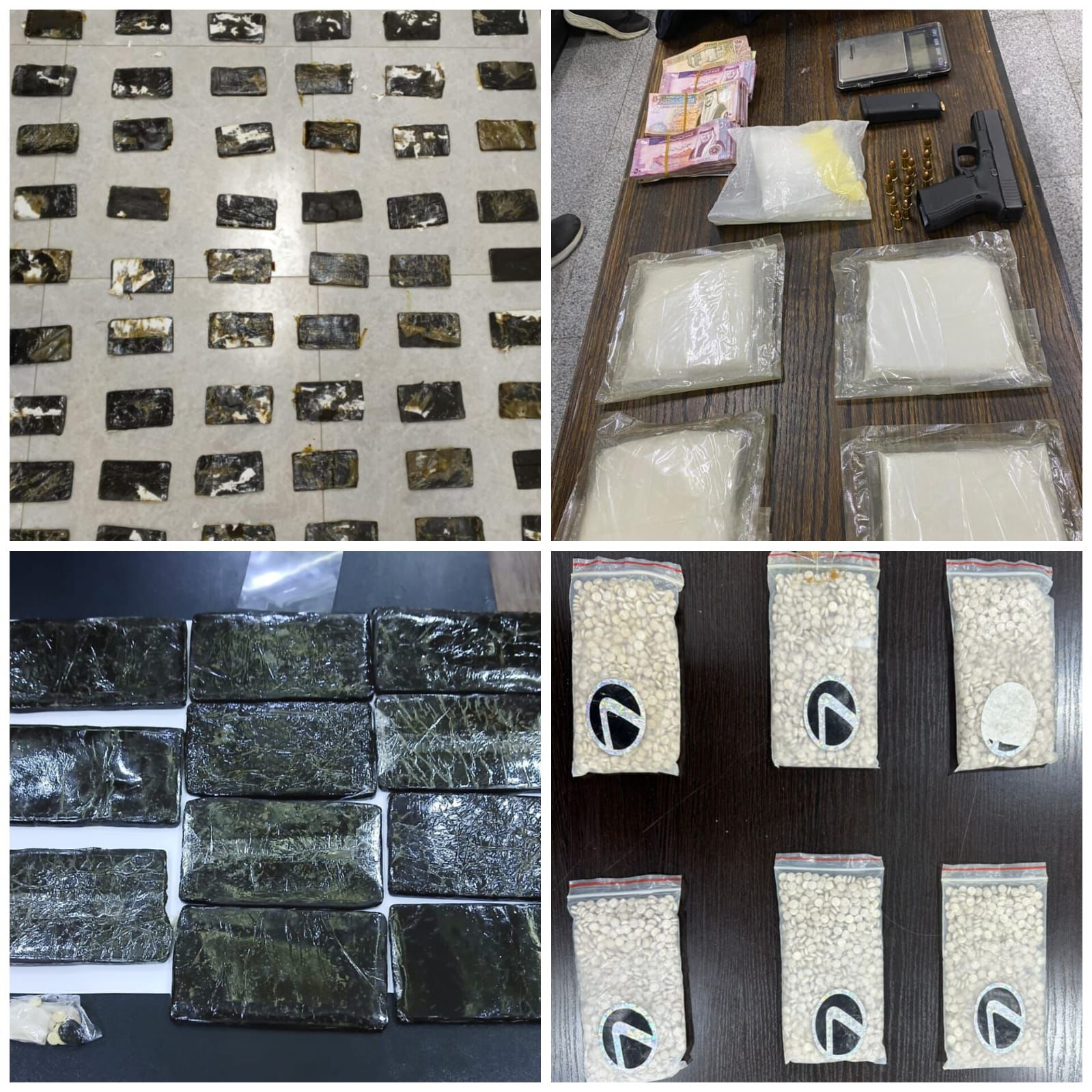 مكافحة المخدرات تتعامل مع 11 قضية نوعية, وتلقي القبض خلالها على 23 تاجراً ومروجاً ومهرباً للمخدرات