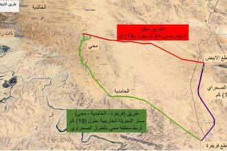 “الأشغال”: بدء إعادة إنشاء طريق محي - الأبيض