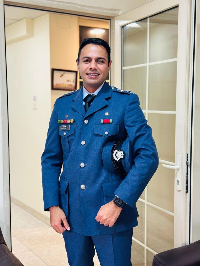 أسرة صراحة نيوز تهنئ الرائد أحمد الحراحشة بمناسبة ترفيعه