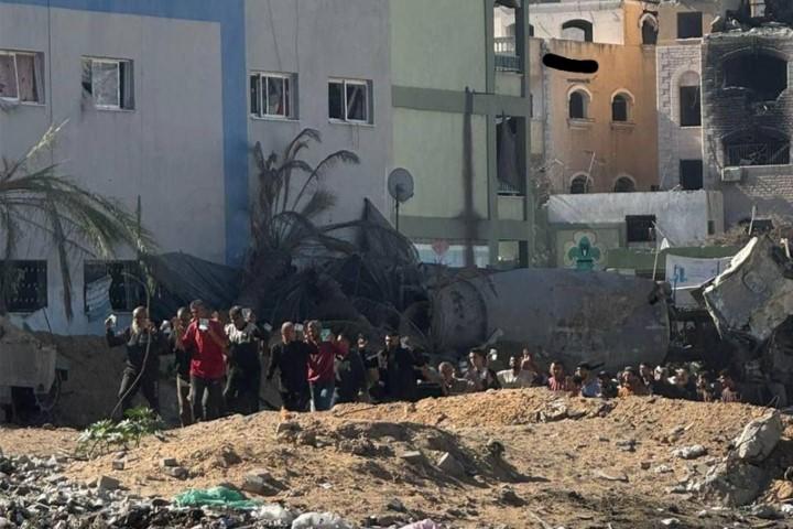 الجيش الاسرائيلي يقتحم مركز الايواء في بيت حانون صباح اليوم