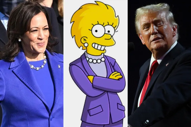 مسلسل سيمبسون يفشل بالتنبؤ في الإنتخابات الأمريكية و النتيجة عكس التوقعات