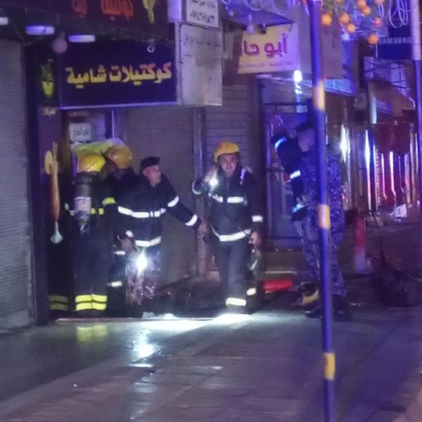 حريق ببناية في صويلح