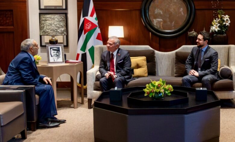 الملك يستقبل رئيس مجلس النواب العراقي في قصر الحسينية