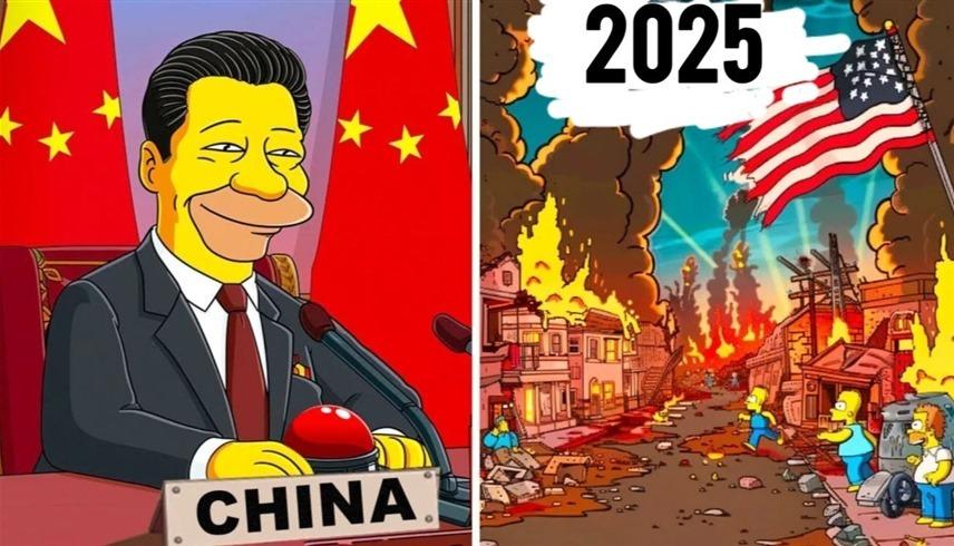 هل توقّع "عائلة سيمبسون" دمار أمريكا في 2025؟