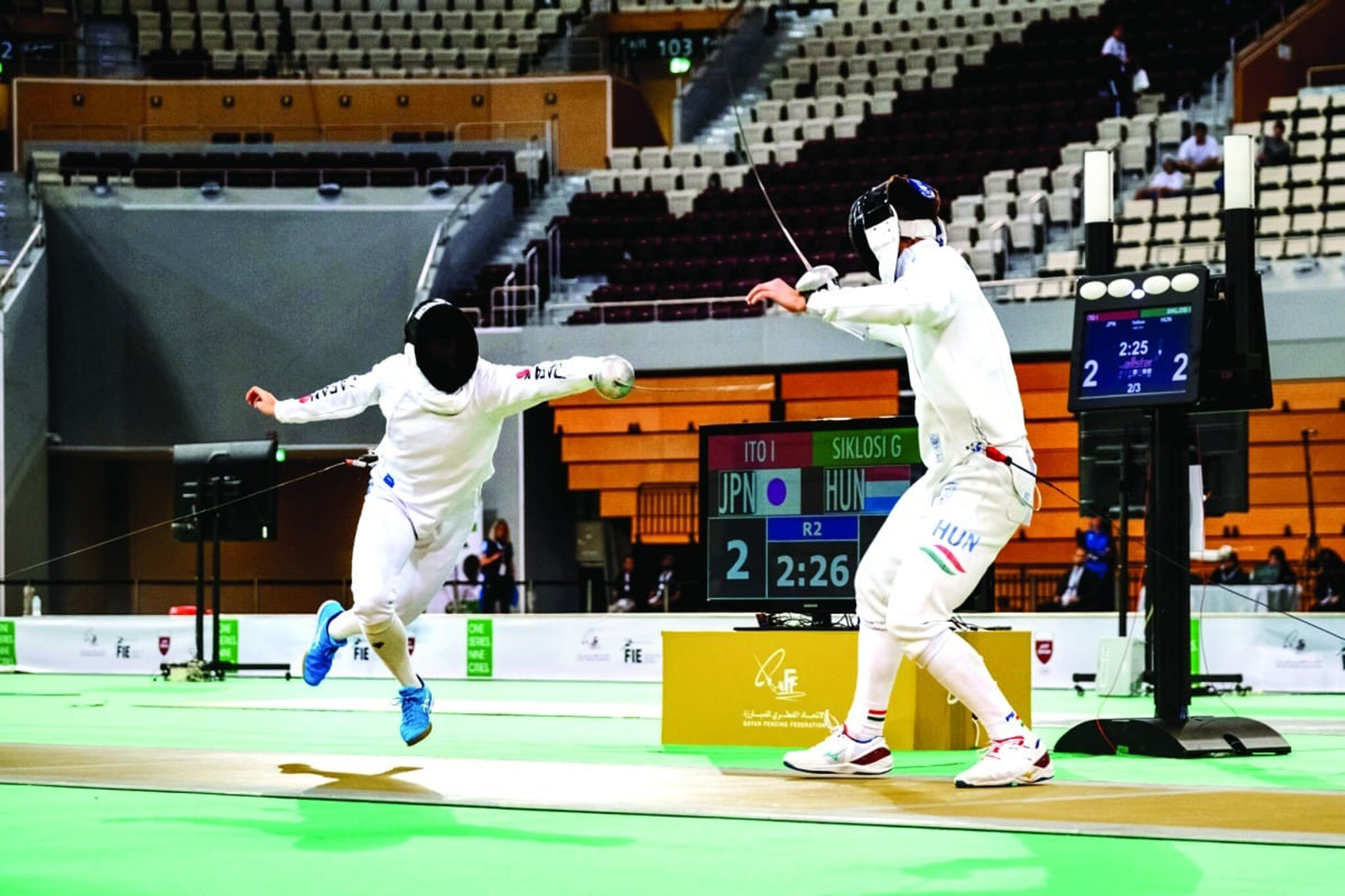 صورة حول : الأردن يشارك في بطولة الجائزة الكبرى للمبارزة في قطر 2025 الأردن يشارك في بطولة الجائزة الكبرى للمبارزة في قطر 2025