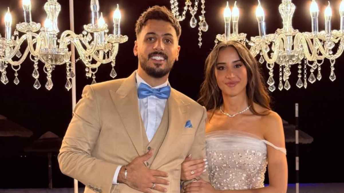 خطوبة وسام قطب وسارة و أجواء من الفرح والسحر