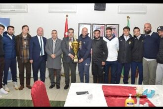 رئيس جامعة البترا يكرم فريق كرة القدم الحاصل على المركز الثاني ببطولة: "الولاء والانتماء" في مدينة العقبة 