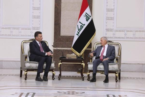 صورة حول : الرئيس العراقي يستقبل رئيس مجلس النواب الرئيس العراقي يستقبل رئيس مجلس النواب