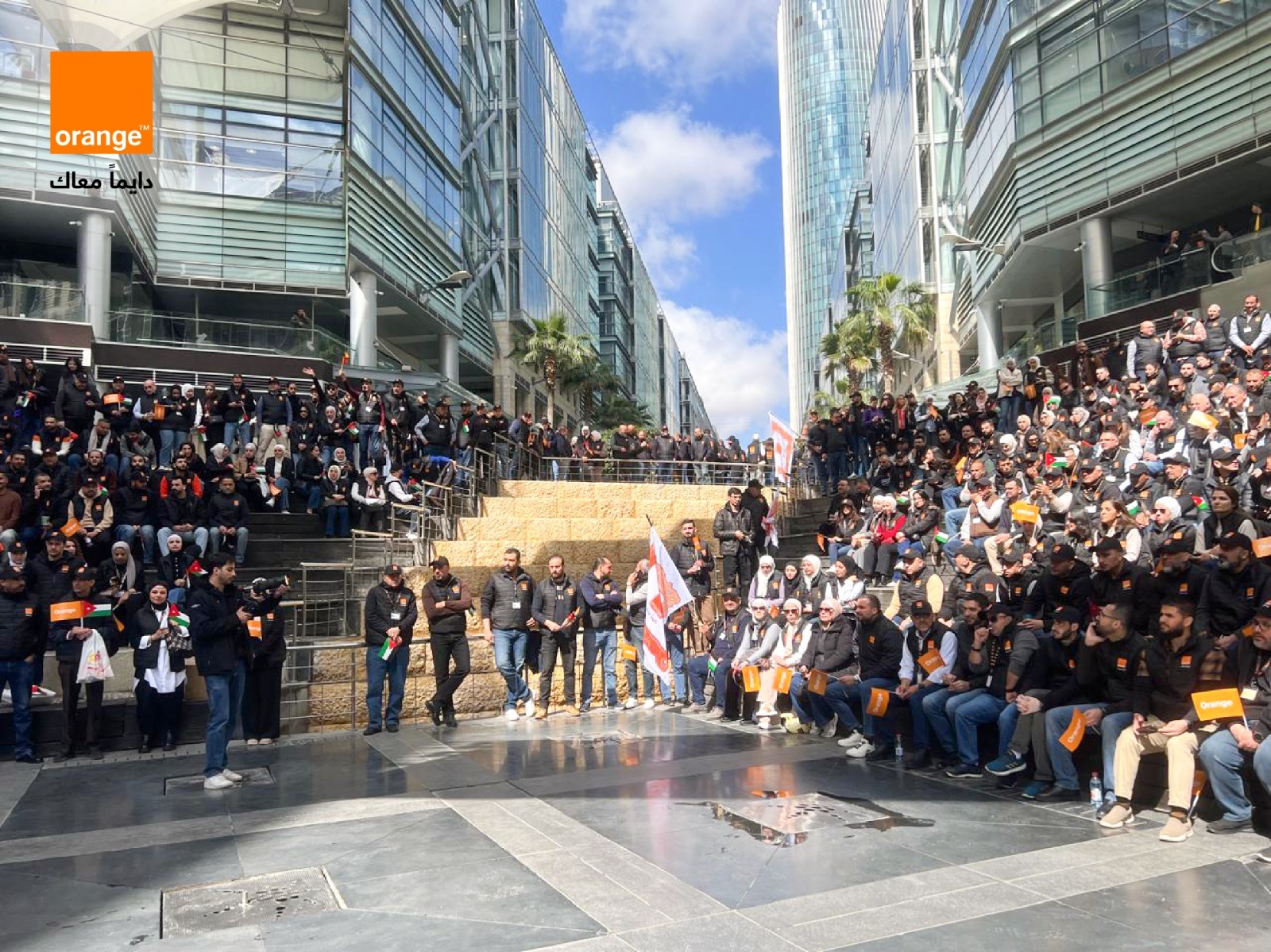 أورنج الأردن تلتقي مع زبائنها بشكل مباشر في الميدان في كافة انحاء المملكة