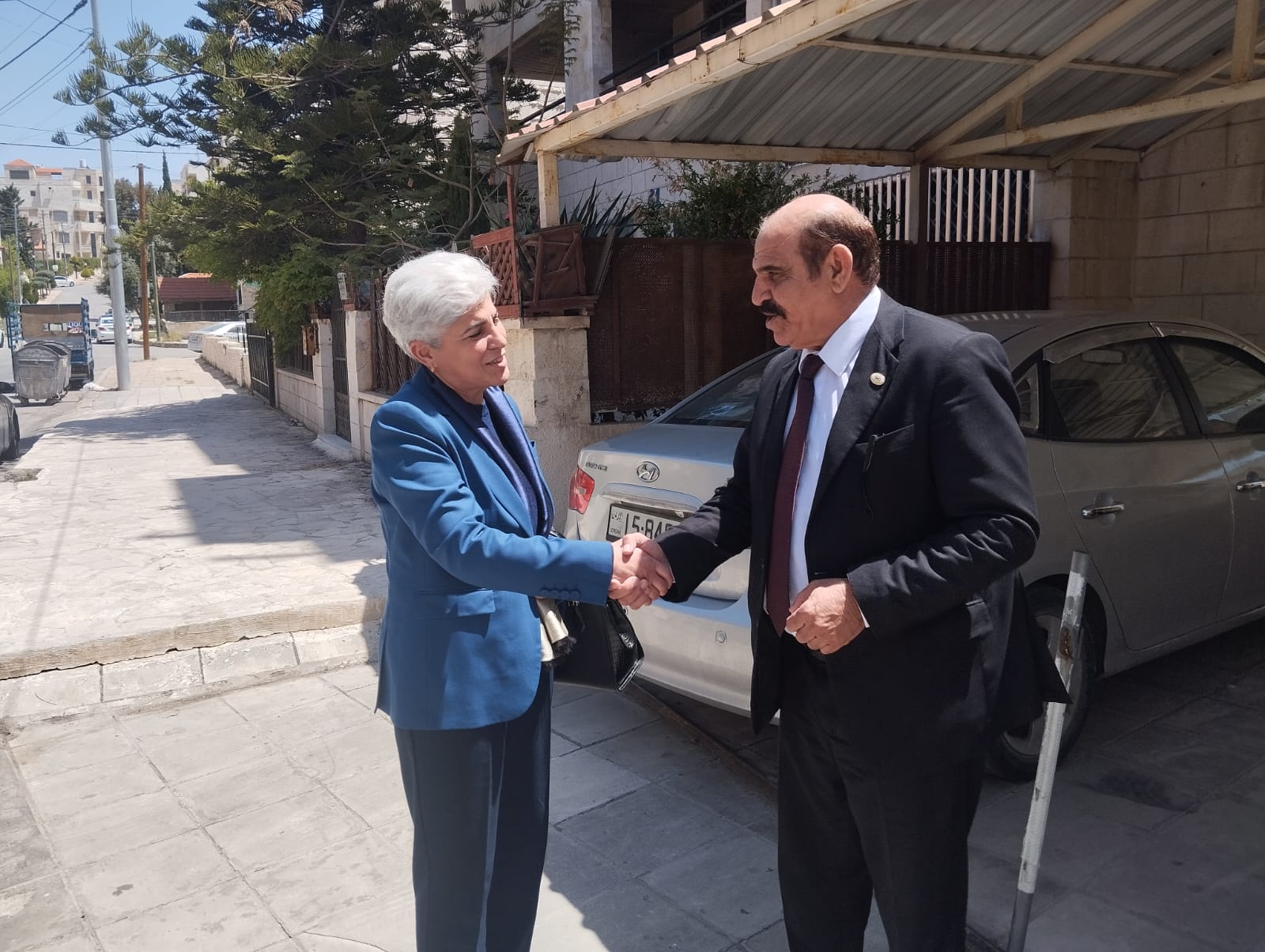 السفيرة التونسية في عمان مفيدة الزريبي تزور اتحاد الكتاب والادباء الاردنيين