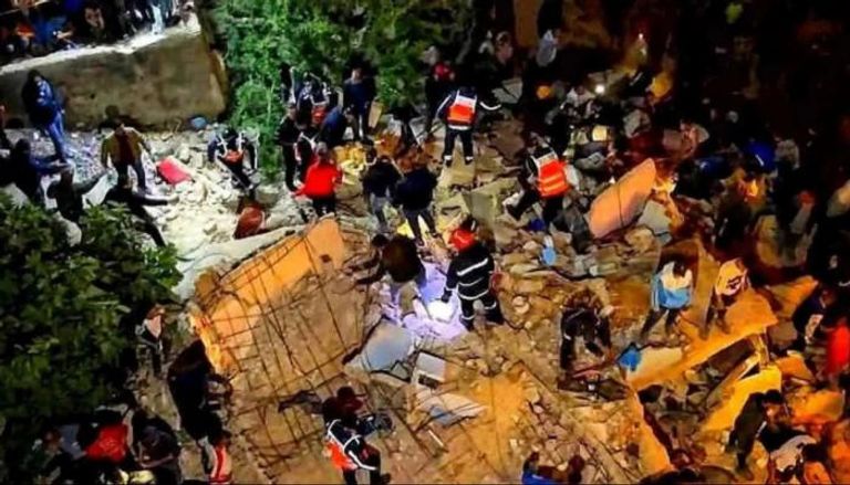 مصرع 9 أشخاص جراء انهيار بناية سكنية في المغرب