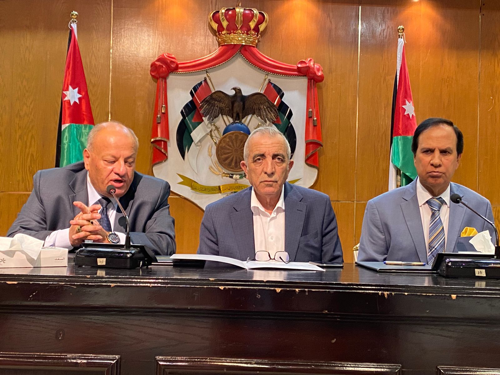 بحضور وزير الثقافة : سماوي والعبادي يوقعان اتفاقية تعاون بين مهرجان جرش ونقابة الفنانين