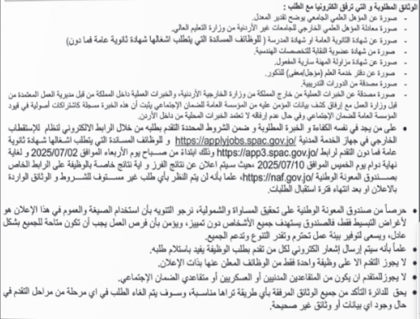 بالاسماء.. إعلانات توظيف ومقابلات شخصية في عدد من المؤسسات اليوم