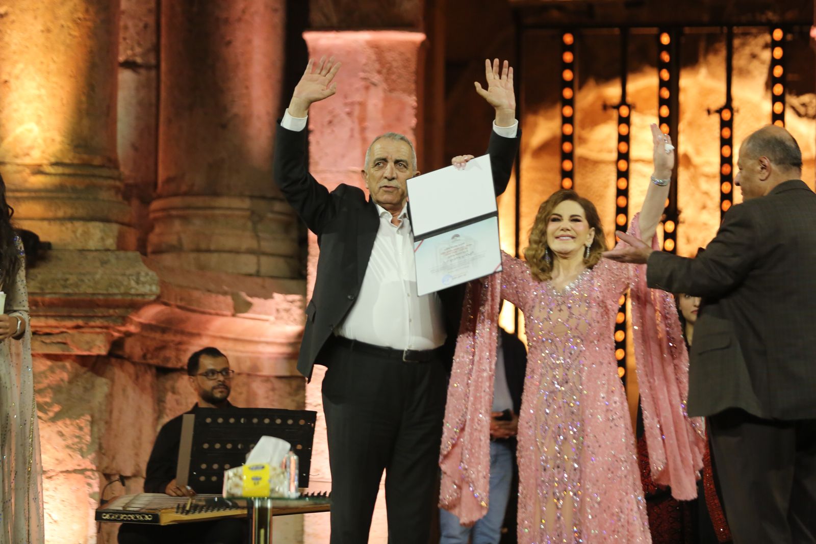 ميادة ونور في ليلة جرشية طربية حلبية