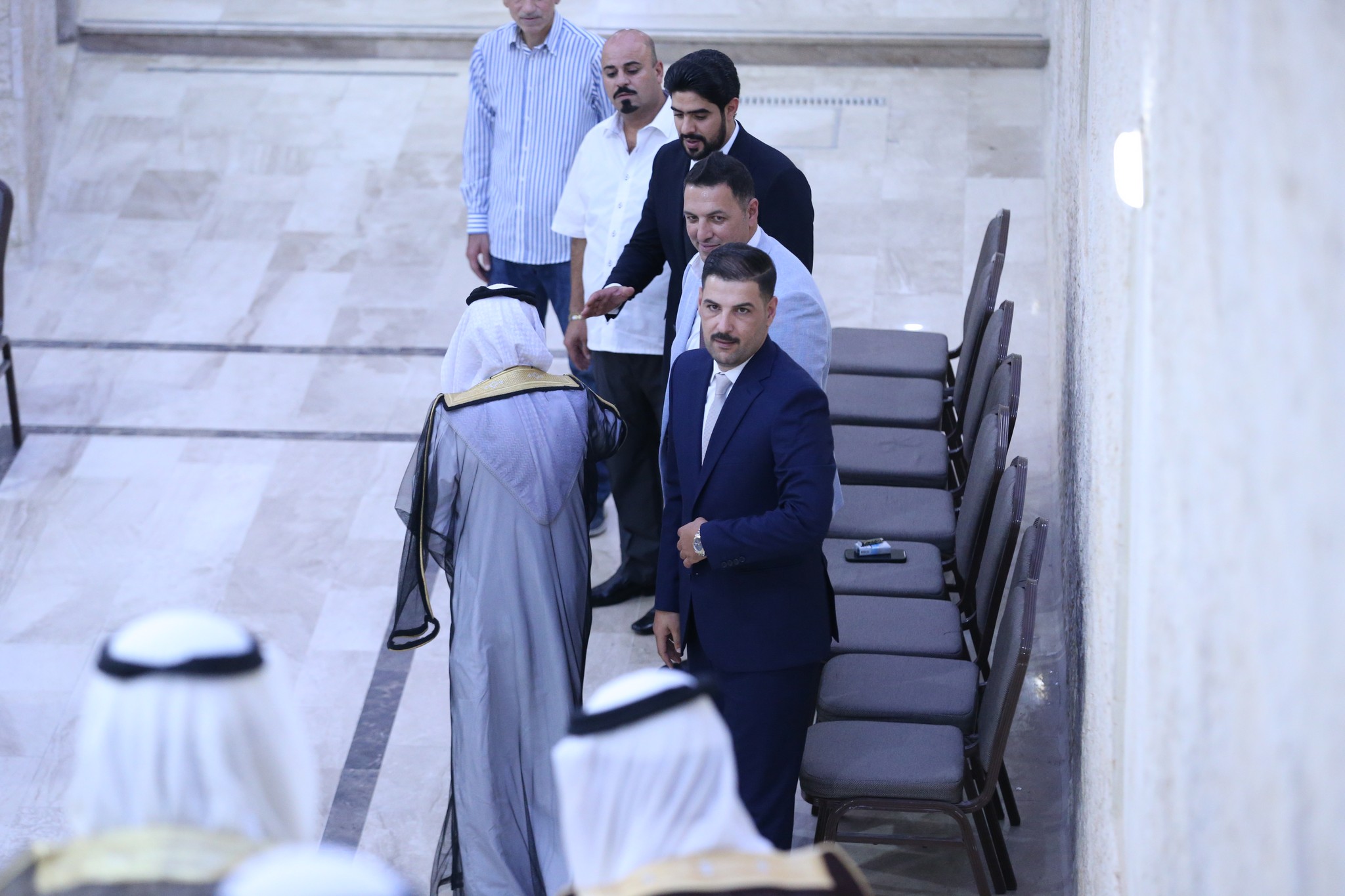 بالصور .. أبناء المرحوم الحاج صالح الهنداوي يحتفلون بزفاف شقيقهم سعد