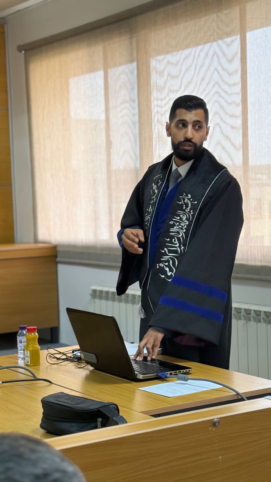 محمد خالد خلف .. مبارك الماجستير