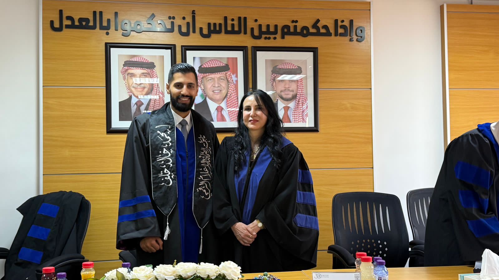 محمد خالد خلف .. مبارك الماجستير