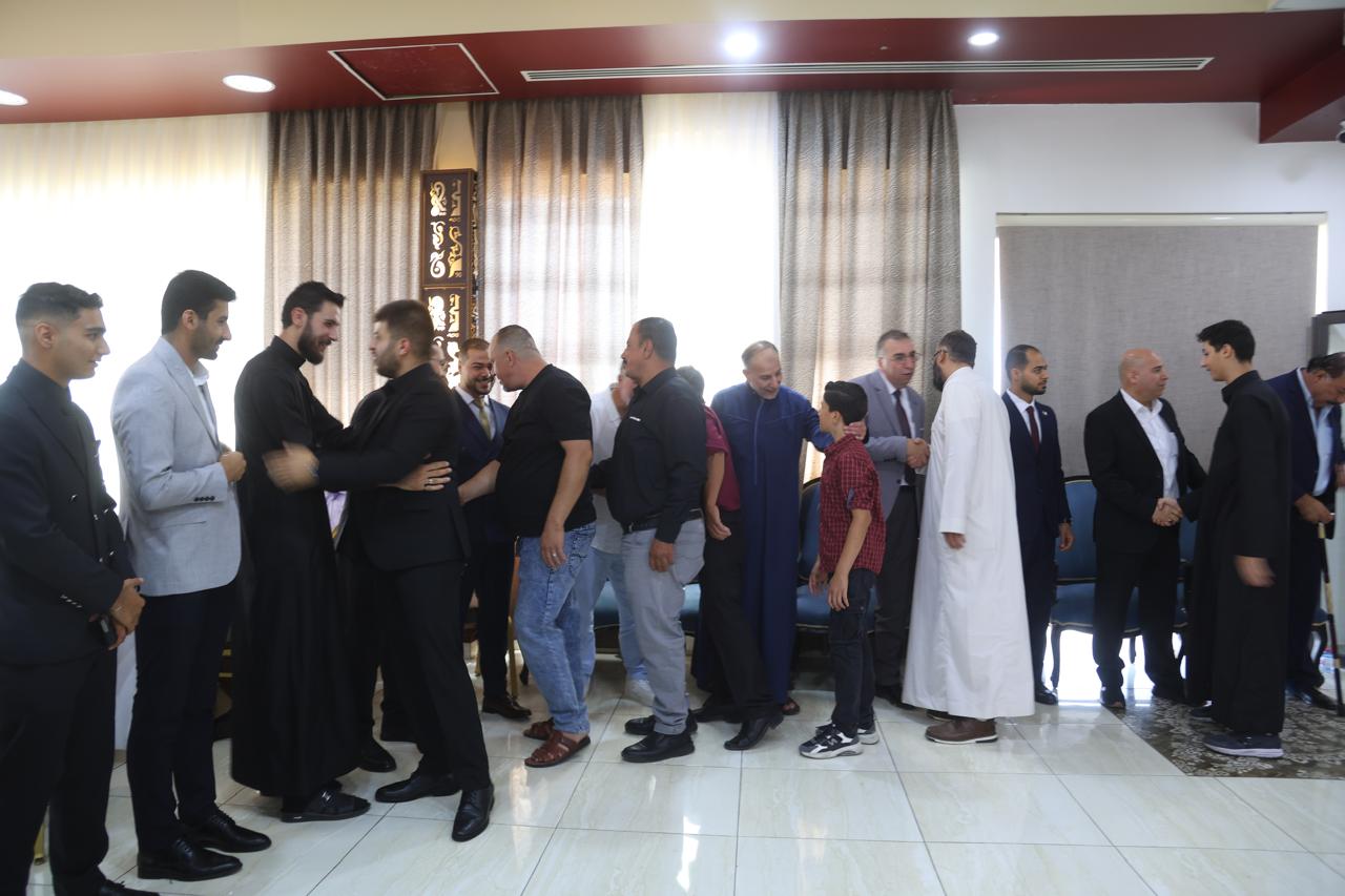 السلايمة يُقيم وليمة غداء بمناسبة زفاف المهندس بلال منذر السلايمة 