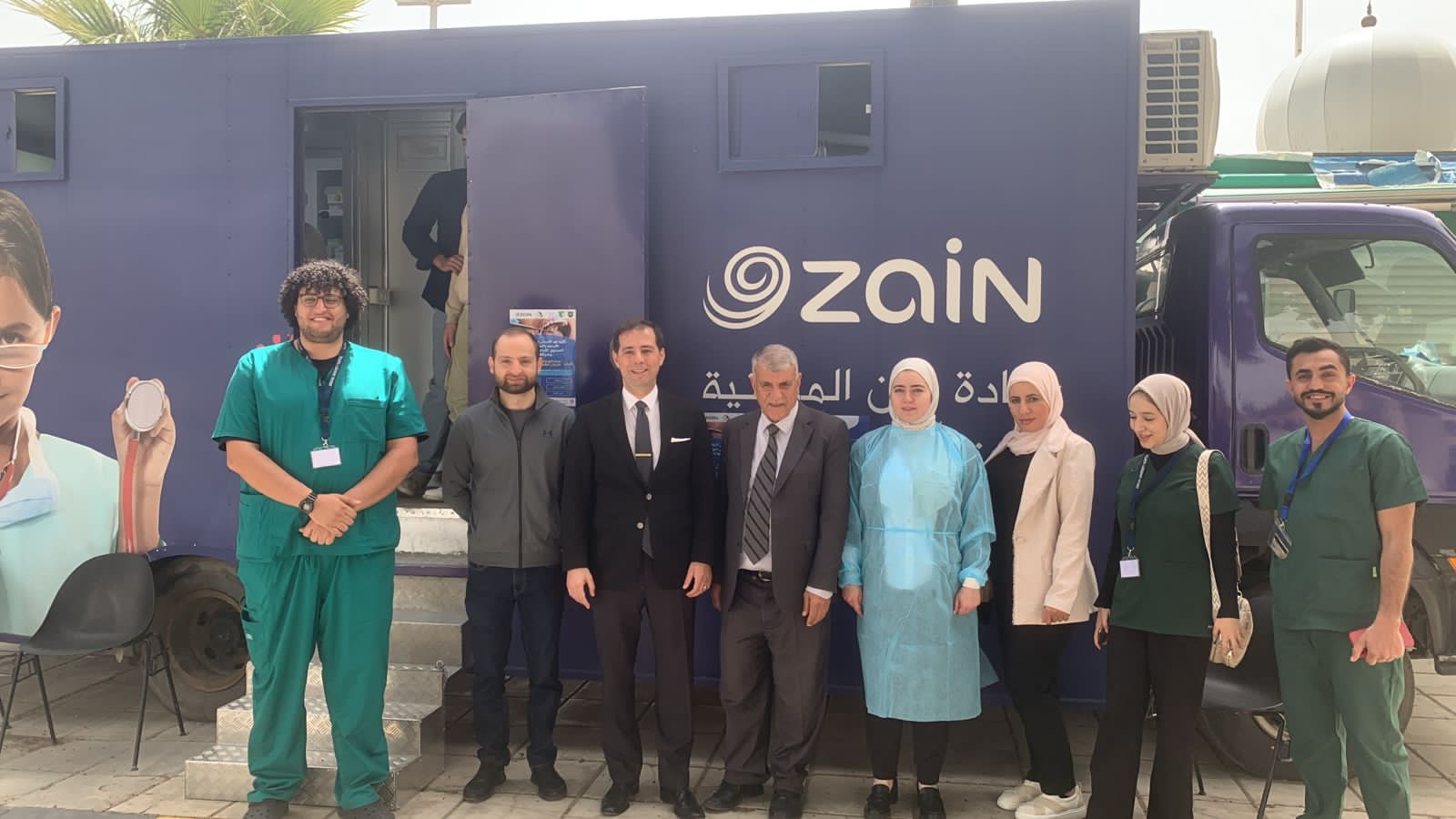 Zain and the University of Jordan Renew Partnership to Provide Healthcare Services through Zain Free Mobile Clini