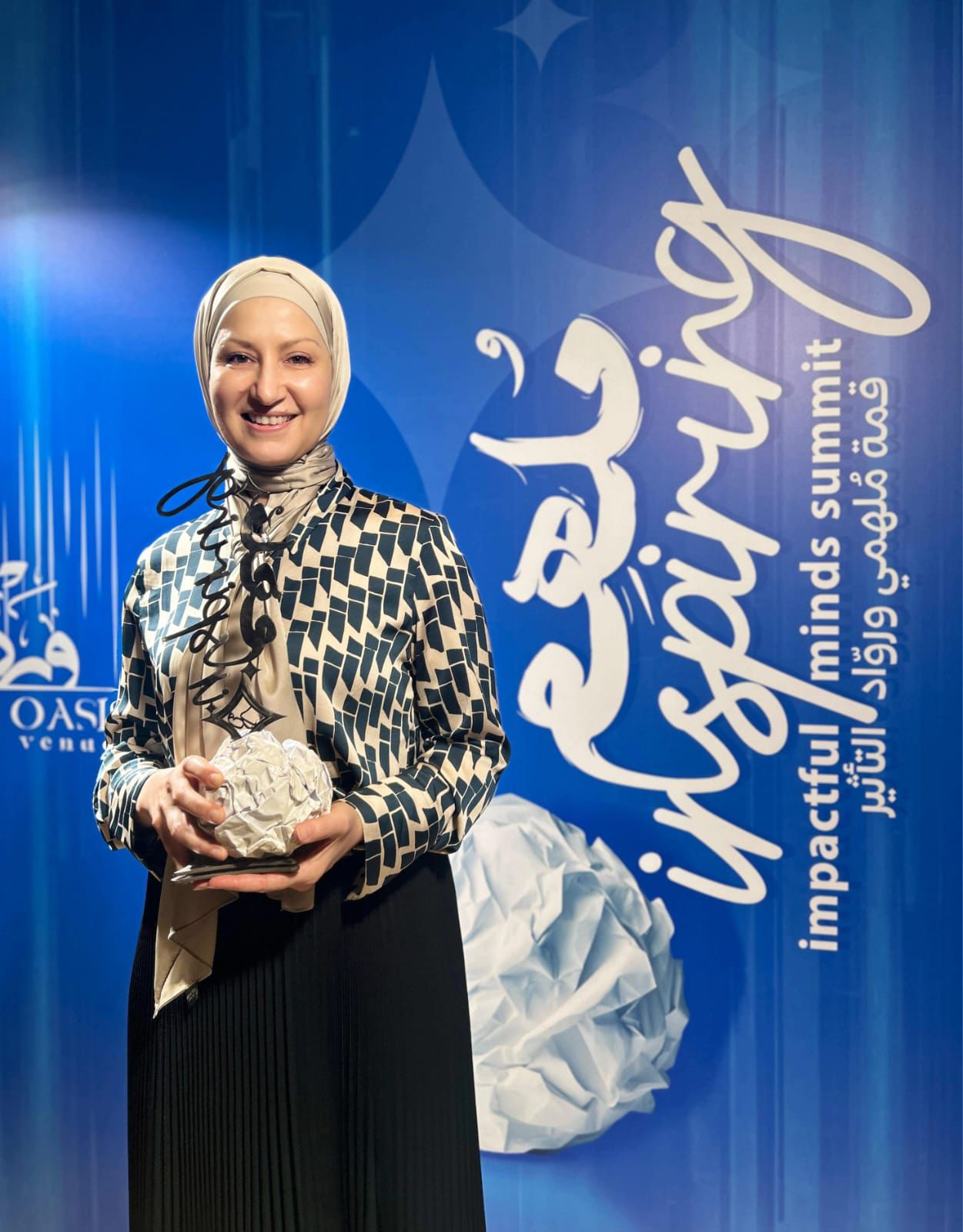 صورة حول : ميسون خريسات تفوز بجائزة ملهم للاستدامة والطاقة الخضراء ميسون خريسات تفوز بجائزة ملهم للاستدامة والطاقة الخضراء