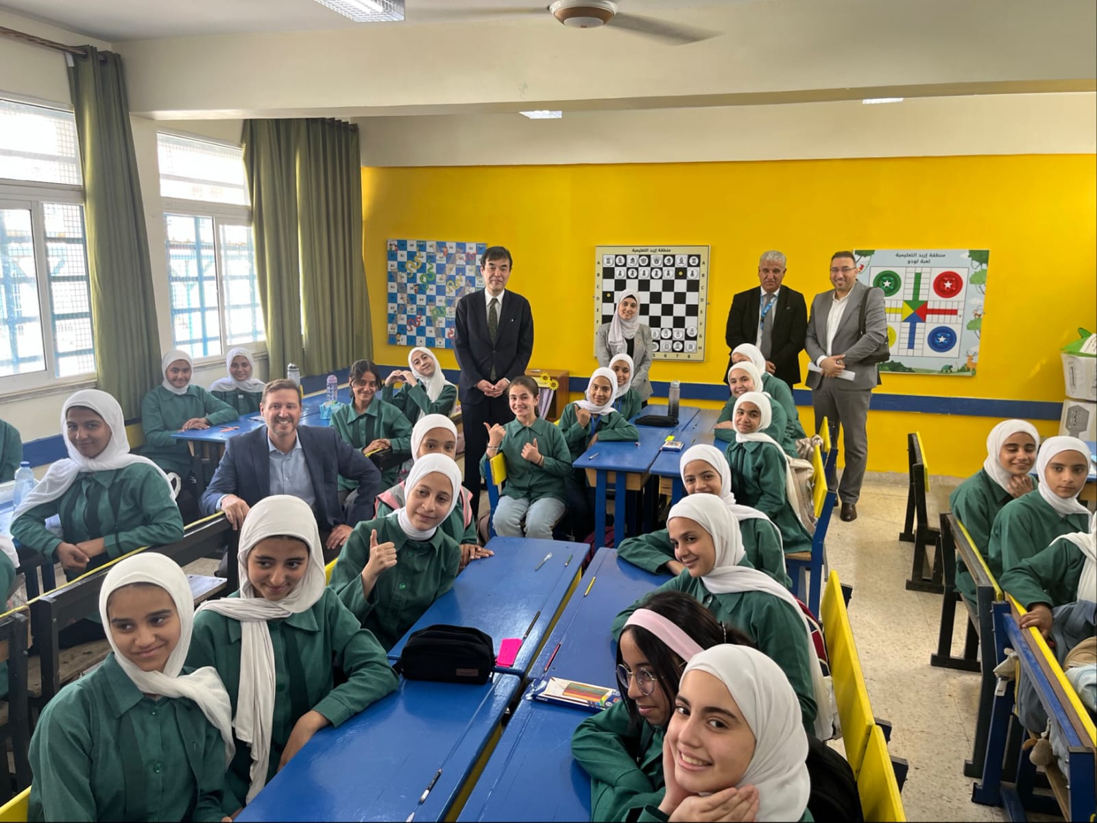 صورة حول : JAPAN’S AMBASSADOR VISITS Refugee Camps in Irbid and observes Japan-funded activities JAPAN’S AMBASSADOR VISITS Refugee Camps in Irbid and observes Japan-funded activities