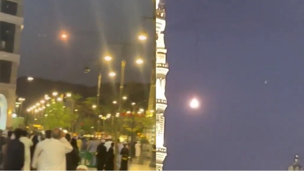 عاجل | انفجارات في سماء المدينة المنورة.. والدفاعات السعودية تعترض جسماً مجهولاً