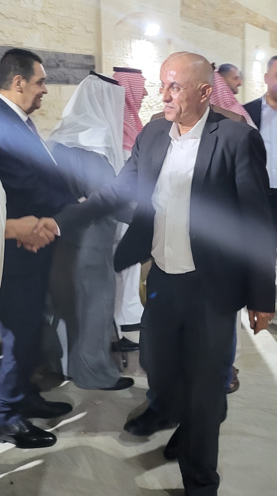 رجل الأعمال ناصر سعيد الركيبات يستقبل المهنئين بنجاح عملية زراعة الكلى