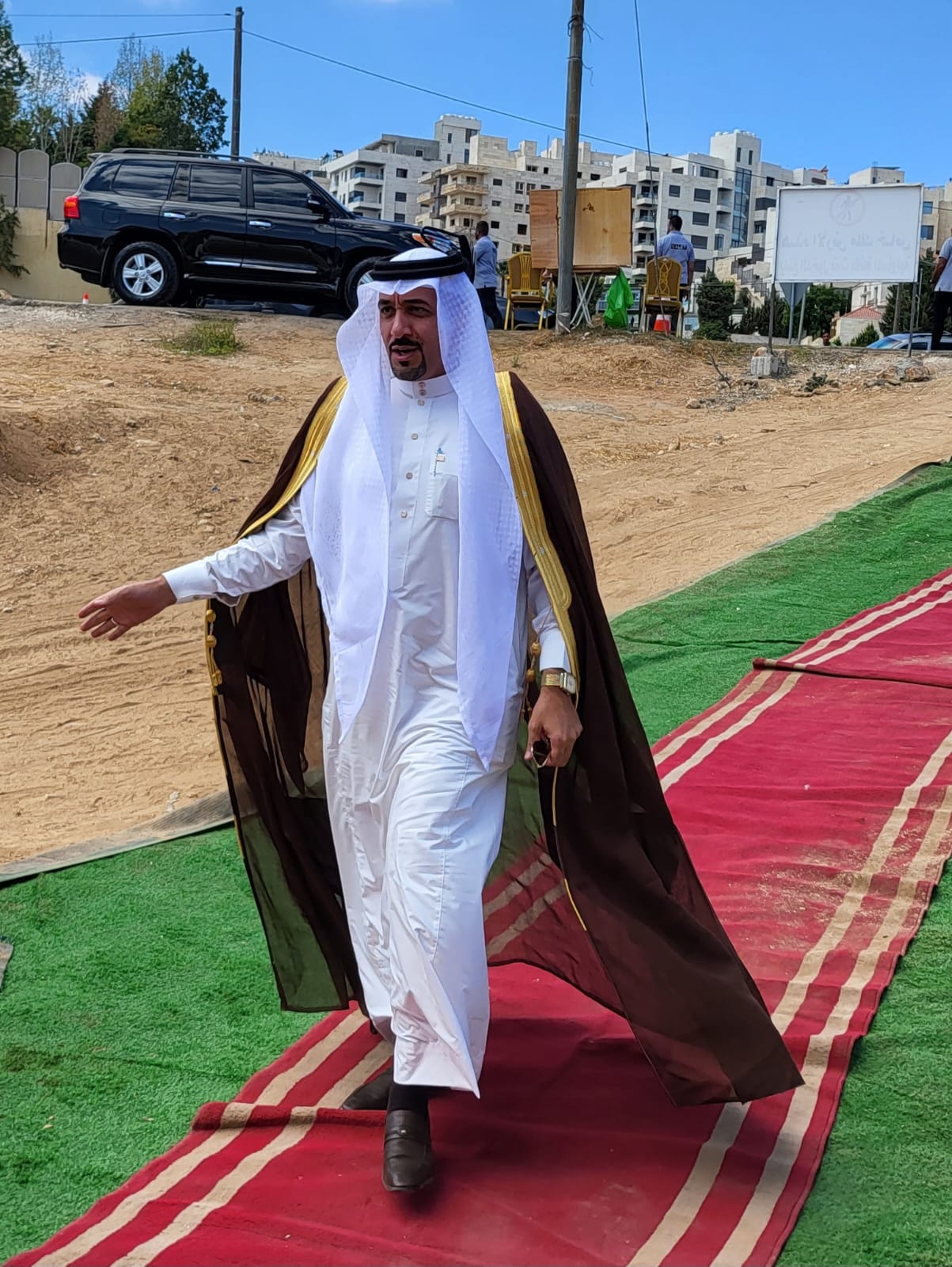 حشود غفيرة تشارك مروان الركيبات حفل زفاف نجله المهندس عبدالله في دابوق