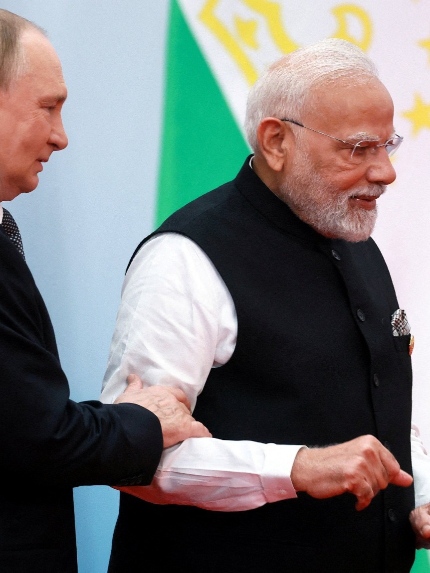 صورة حول : بوتين يصف مودي بـ”الصديق العزيز” بوتين يصف مودي بـ”الصديق العزيز”