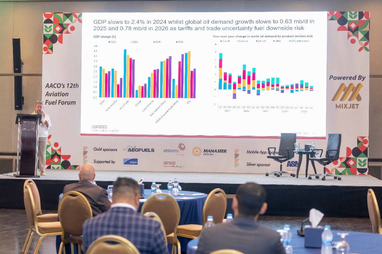 المناصير للزيوت والمحروقات الراعي الذهبي لمنتدى 12 لوقود الطيران