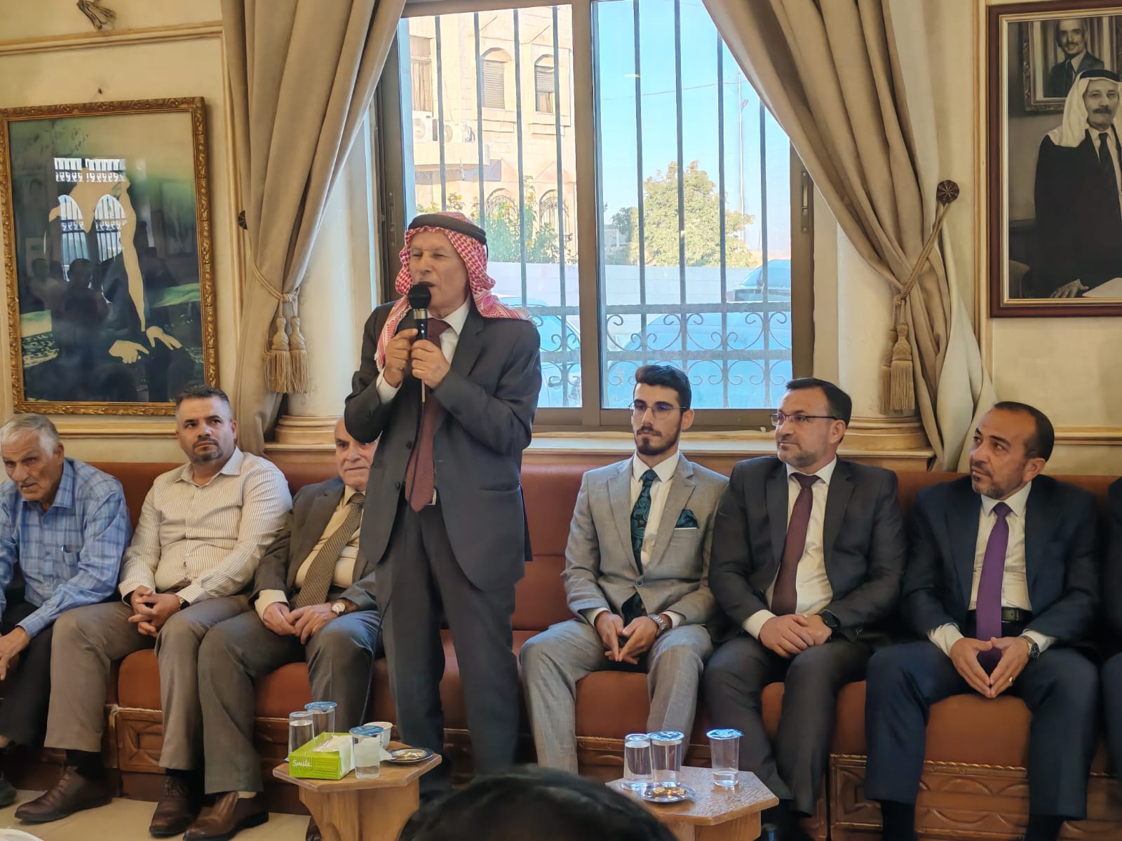 العرموطي طلب وثامر الفايز اعطى .. في جاهة حسن نجل الصحفي محمد غنام وآل مالك