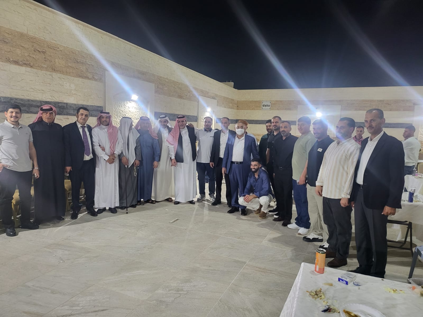 رجل الأعمال ناصر سعيد الركيبات يستقبل المهنئين بنجاح عملية زراعة الكلى