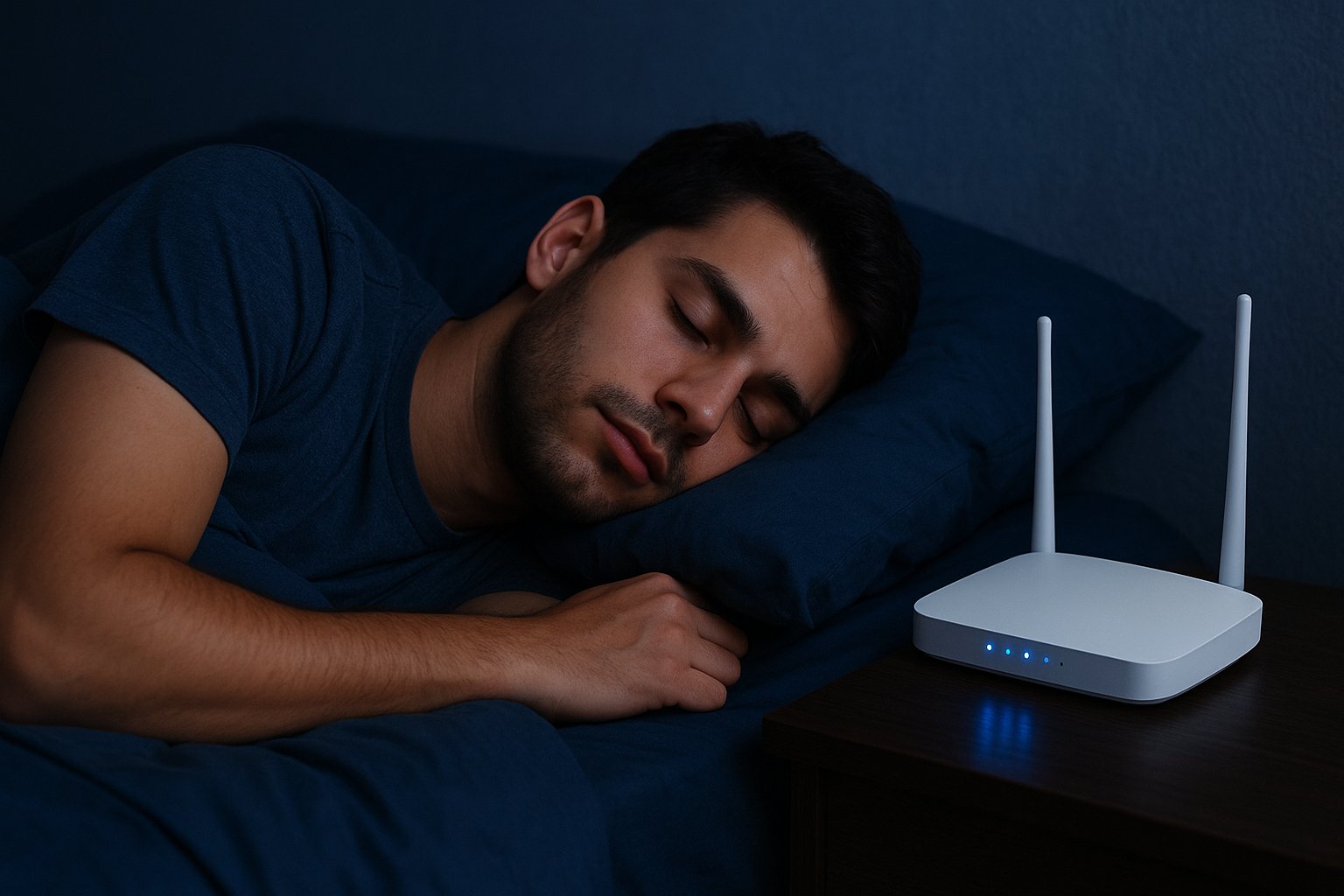 هل النوم بجوار الراوتر يشكل خطورة على الصحة؟ العلم يجيب