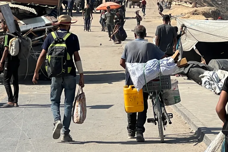 عاجل | بالفيديو .. شارع الرشيد يفتح أمام النازحين للعودة إلى غزة