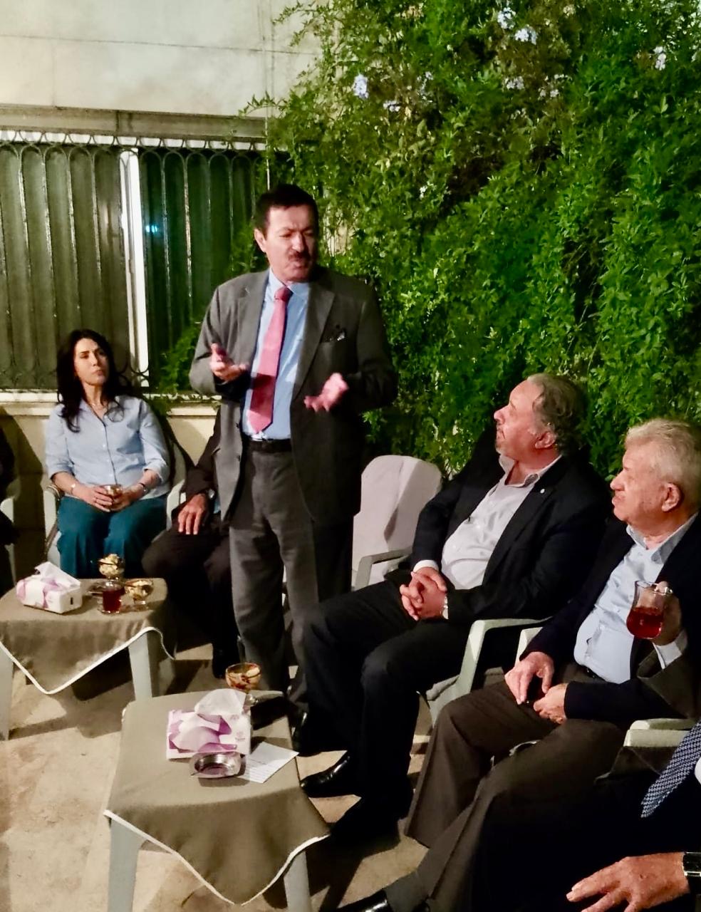 اللقاء الثقافي في صالون الدكتور بستاني لتكريم عالم الآثار الدكتور زيدان كفافي